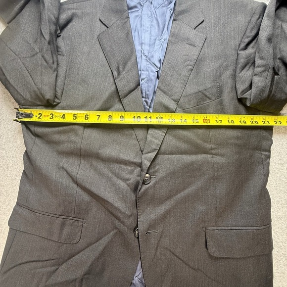 SuitSupply Blazer Mens 56 Napoli Fit Black Pure Wool Super 110s Zignone - Picture 11 of 15